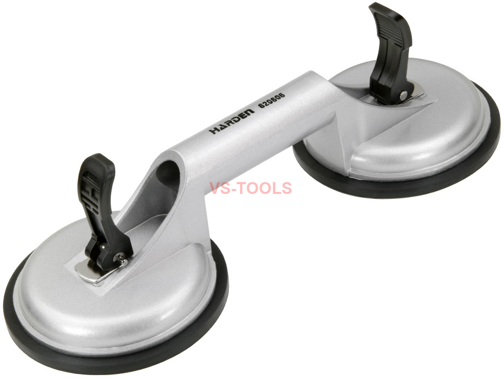 Heavy Duty Aluminum Twin Suction Cup Glass Lifter Puller